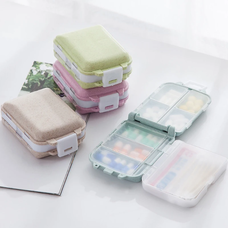 Weekly AM/PM Pill Box Medicine Organizer Pill Container Vitamin Organizer for Vitamin/Fish Oils Pill Box