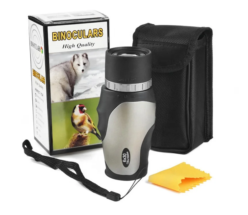 High-definition low-light pocket portable Telescope 6x30 monocular