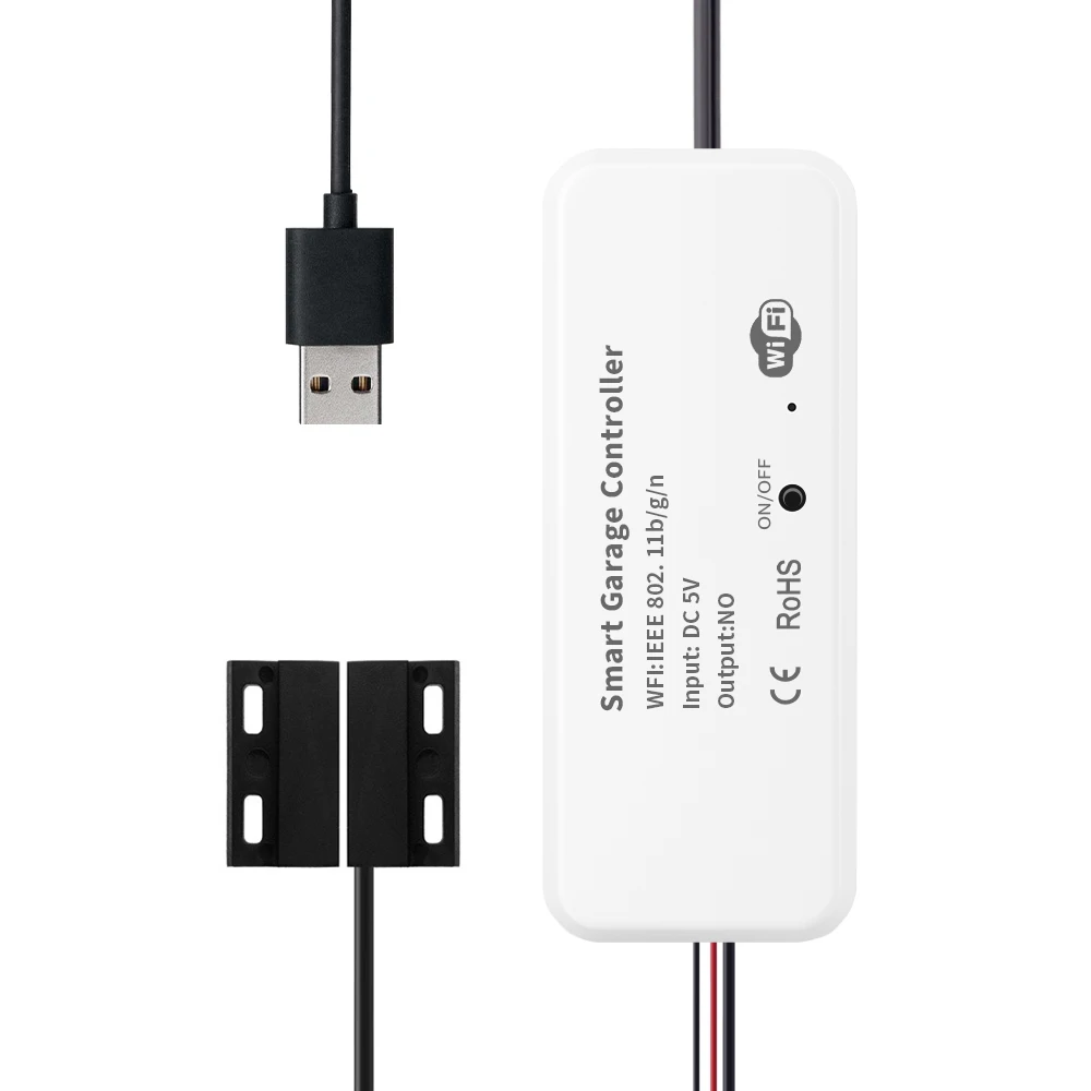 WALE New design Wireless WIFI Garage Door Opener   Smart Life APP control Garage door controller module