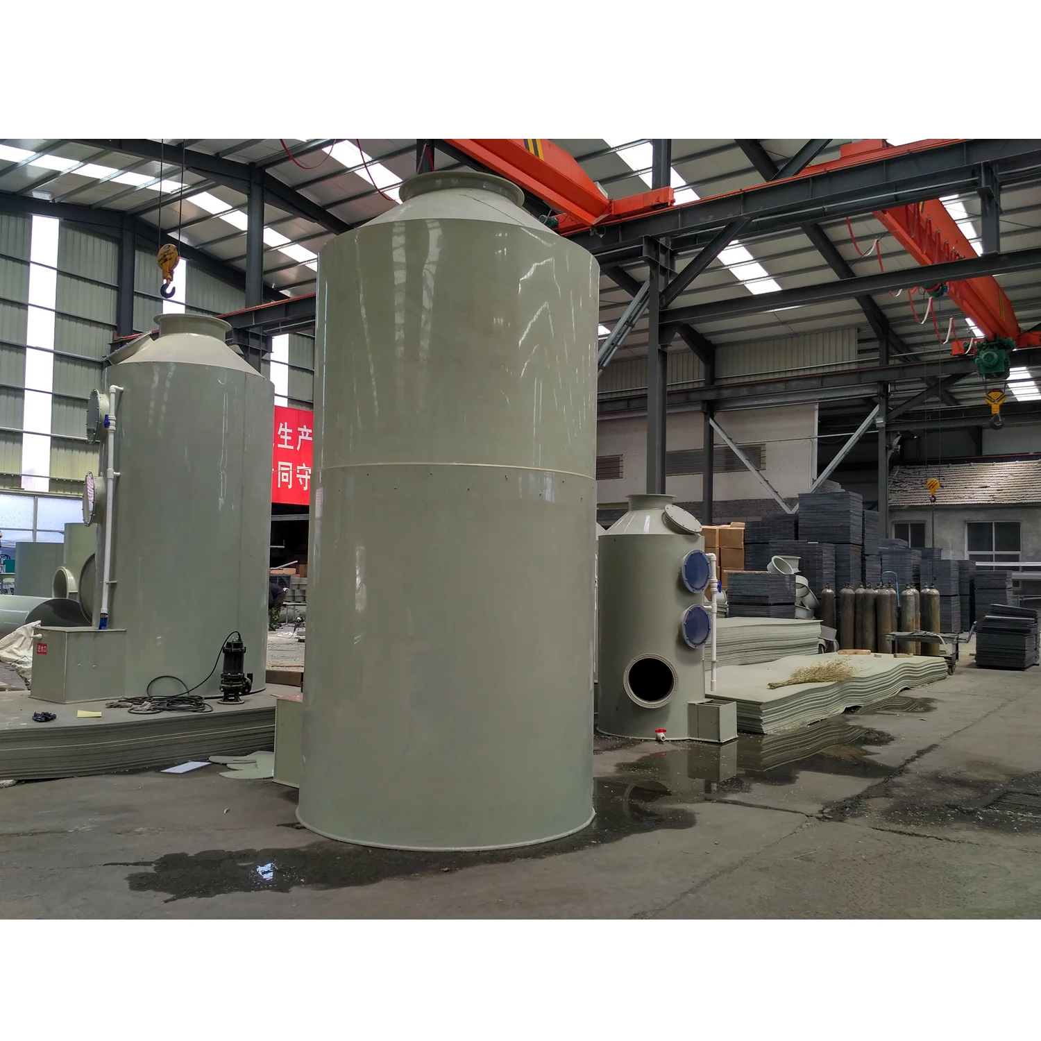 durable PP spray tower mating nonferrous metal processing industry