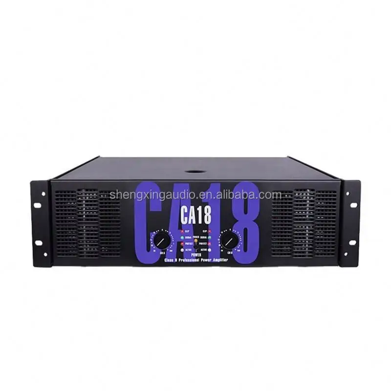 CA18 Stereo High Power Suitable for Stage Performances Newest Factory High Quality Professional 1000W 2Channel Speaker Amplifier
