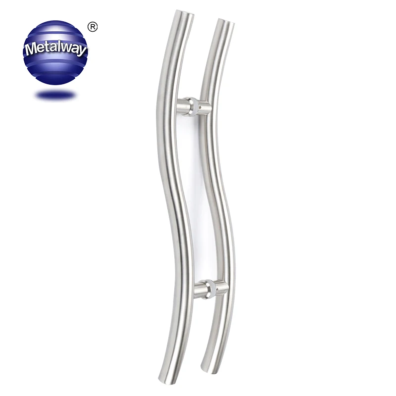 Quality Stainless Steel Tempered S-shape Glass Door Handle