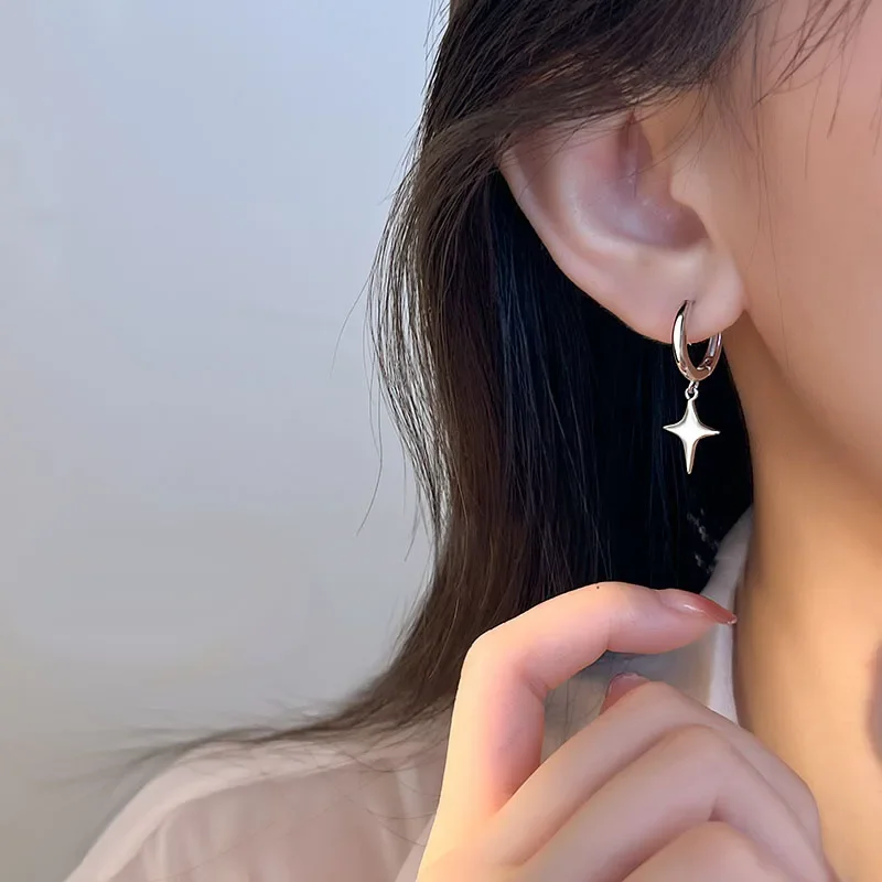 Natuna Classic 925 Silver Earring Jewelry Sterling Silver Hypoallergenic  Earrings Cross Religious Earrings For Women