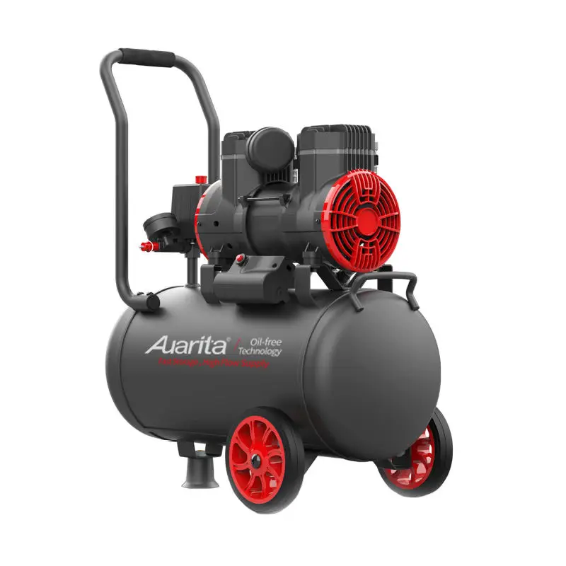Auarita Low Noise Oil Free Piston Air Compressor 35L 1500w Silent Oilless Air Compressor