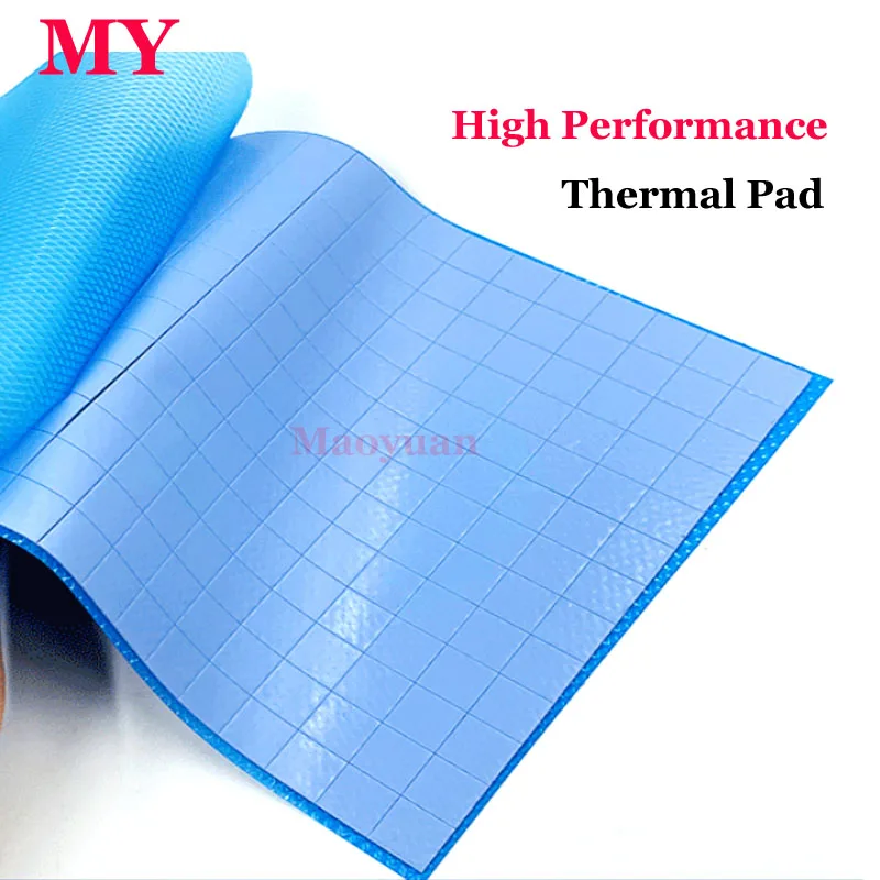 13W/mk 15W/mk thermal silicone pad Insulation Silicone Heat Electrical Cooler Material Heat Resistant Thermal Pad for GPU CPU