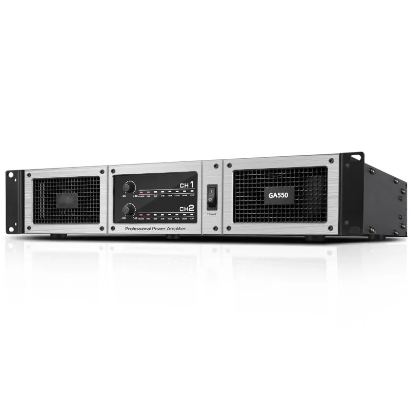GA550 Professional 600W*2 Power Amplifier Stage Master Power Amplifiers 2 Channel
