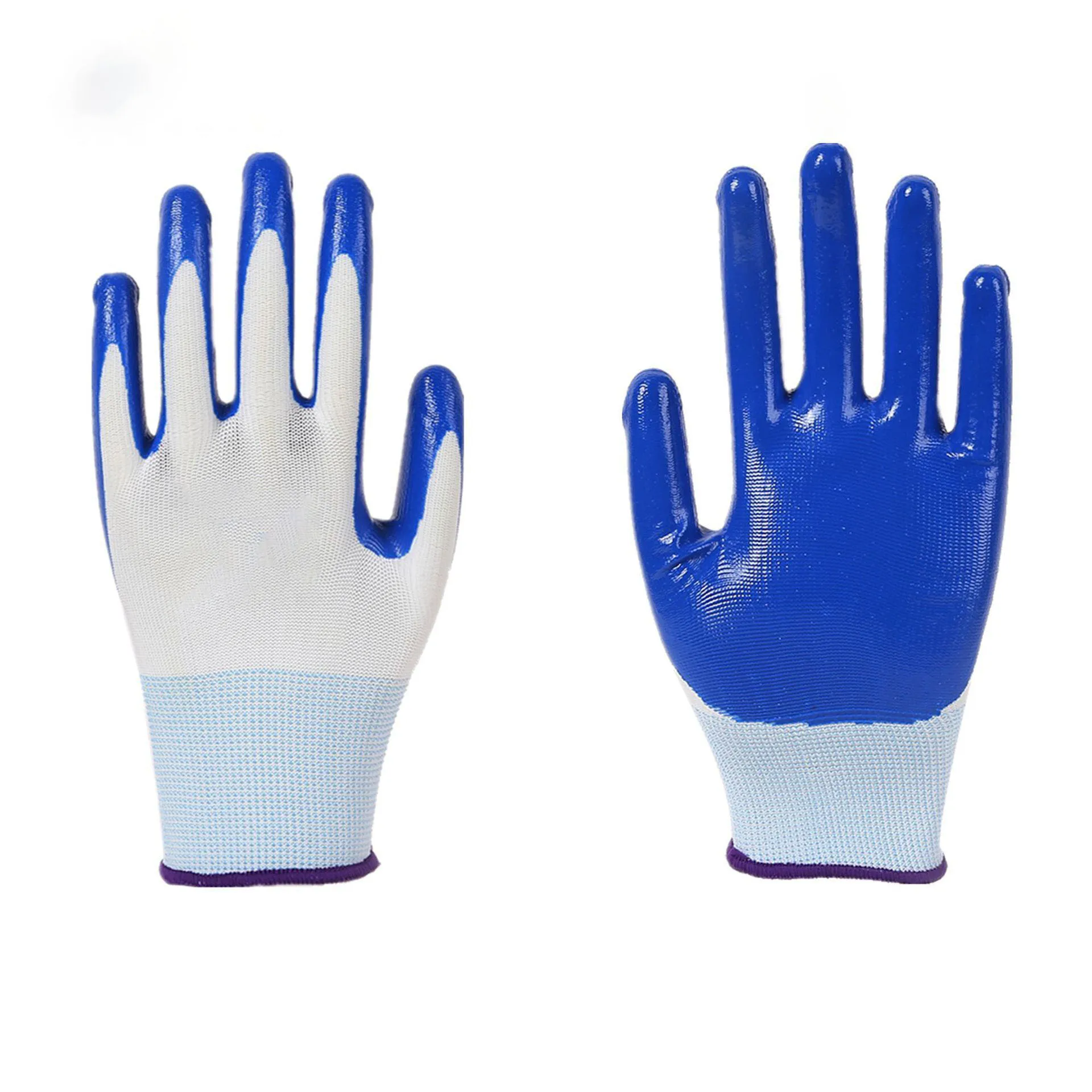 Nitrile butadiene glove nitrile coated work glove/nitrile butadiene rubber glove