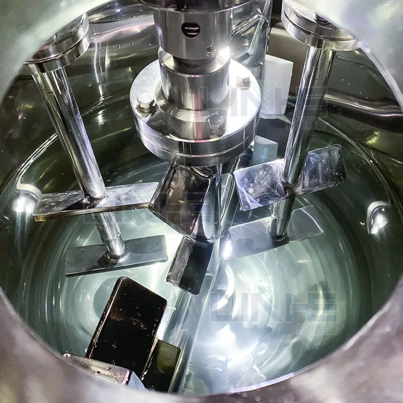 CE certification vacuum emulsifying mixing machine high viscosity menthocamphorate cooling ointment homgenizer mixer
