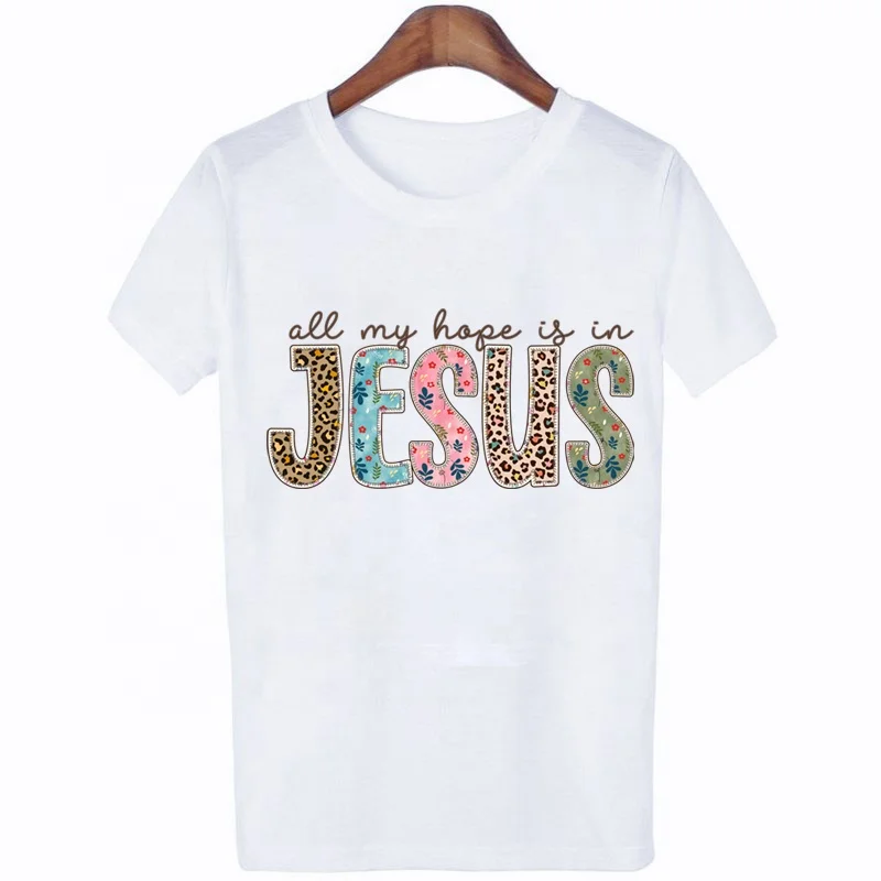 Hot Selling Dtf Heat Transfer Printing Stickers For T-Shirts Clothing Jesus Washable Custom Dtf Transfer Jesus