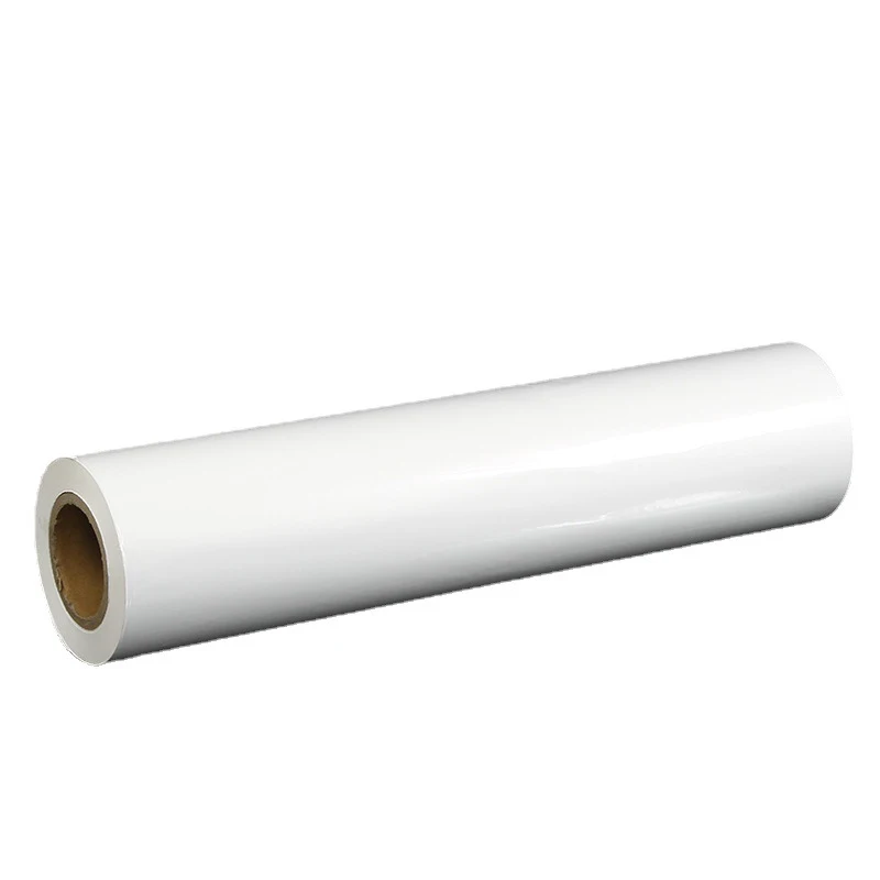 Wholesale Custom High Resolution Glossy Jumbo Roll PP Synthetic Paper Film for Banner Advertisements Photographic Prints Plastic