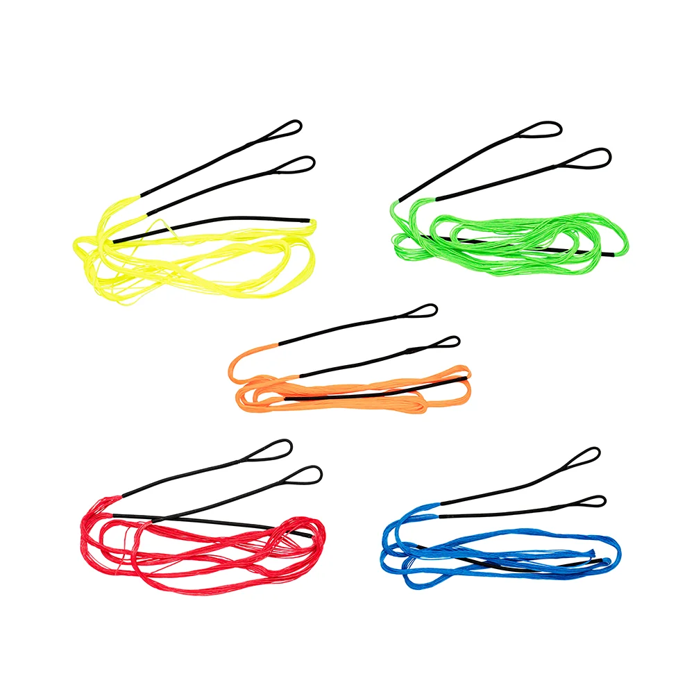 Customized bowstring 14 strands red blue green hunting string for traditional bow T\D recurve bow