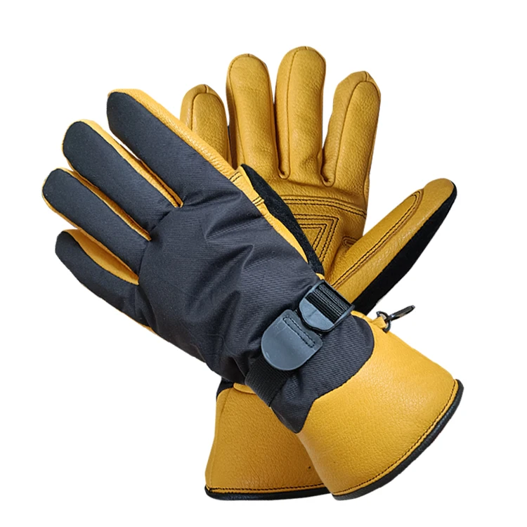 Genuine deerskin water ski winter gloves ski gloves manufacturer