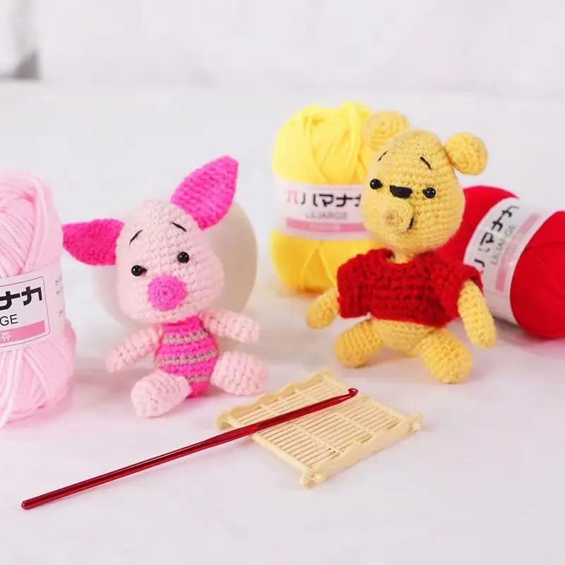 Высококачественная 4-нитевая кукла-крючок из молочного хлопка, шерсть для детей и детей, ручная вязка, для рукоятки, средняя толстая шерсть, оптовая продажа