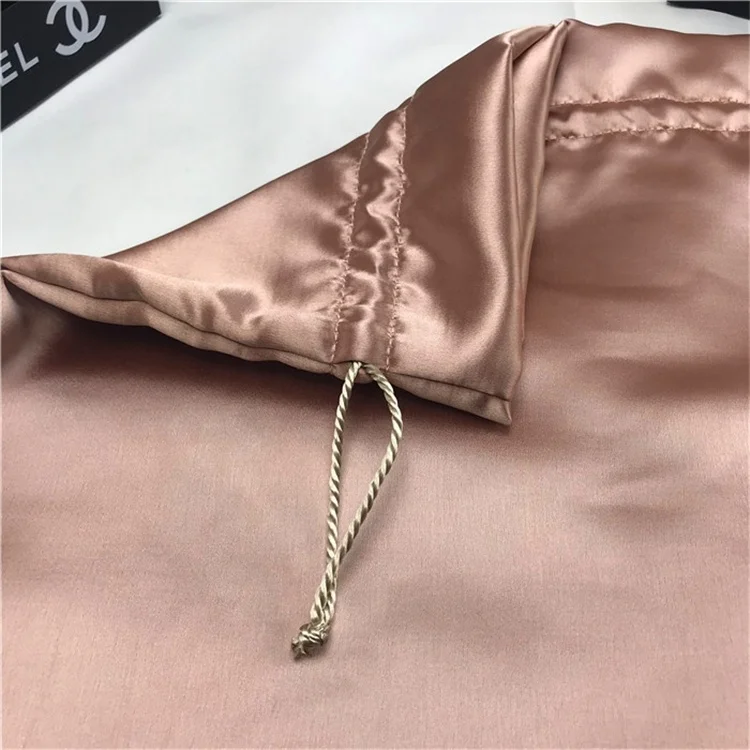 Chuanghua Customize Gray Envelope Satin Bag Dust Cover Satin Bags Purse Satin Clothing Bag Silk Envelop Packaging
