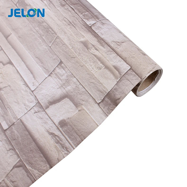 Factory Cheap Price Chinese Removable 3d Stone Wall Stickers Pvc Peel And Stick Waterproof Brick Wallpaper For Wholesale