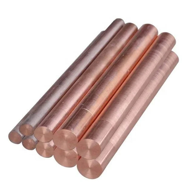 Cheap Factory Price brass round rod copper ground rod tungsten copper bar for electrical accessories