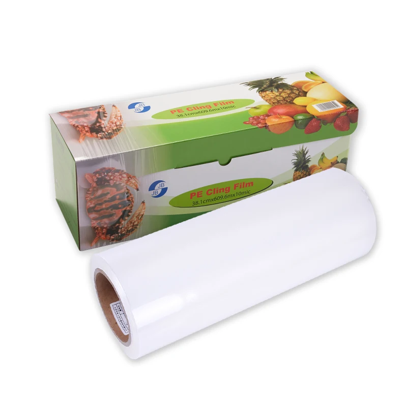Hot Sale Customized Food Grade Clear Plastic PVC Stretch Food Wrap Film