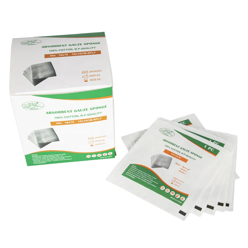Sterile Gauze swab , gauze swabs ,Absorbent sterile  Gauze Swab 10x10 cm