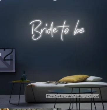 LED210730-1 высокое качество luckygoods личные письма неоновая подсветка для свадебной вечеринки