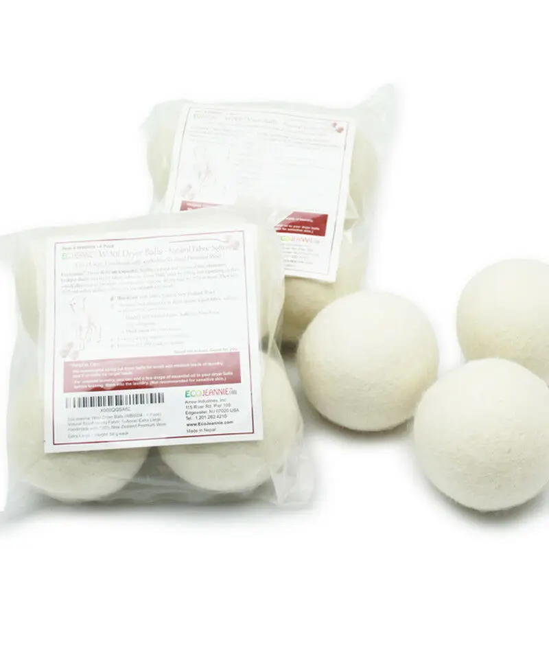 novedadess 2024 New Zealand wool laundry dryer  balls organic for drying machine