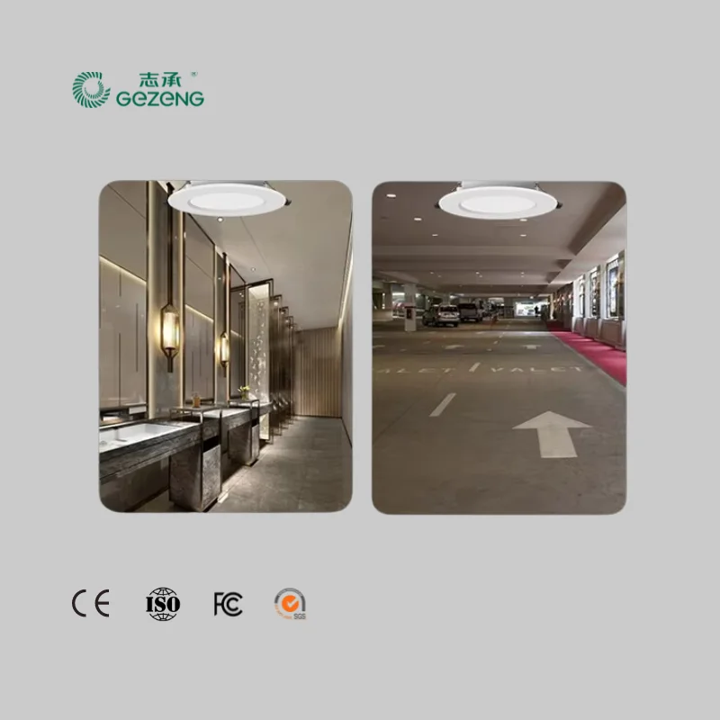 White Smart LED Radar Ceiling Lights with Motion Sensor Bulk Packaged LED Downlights