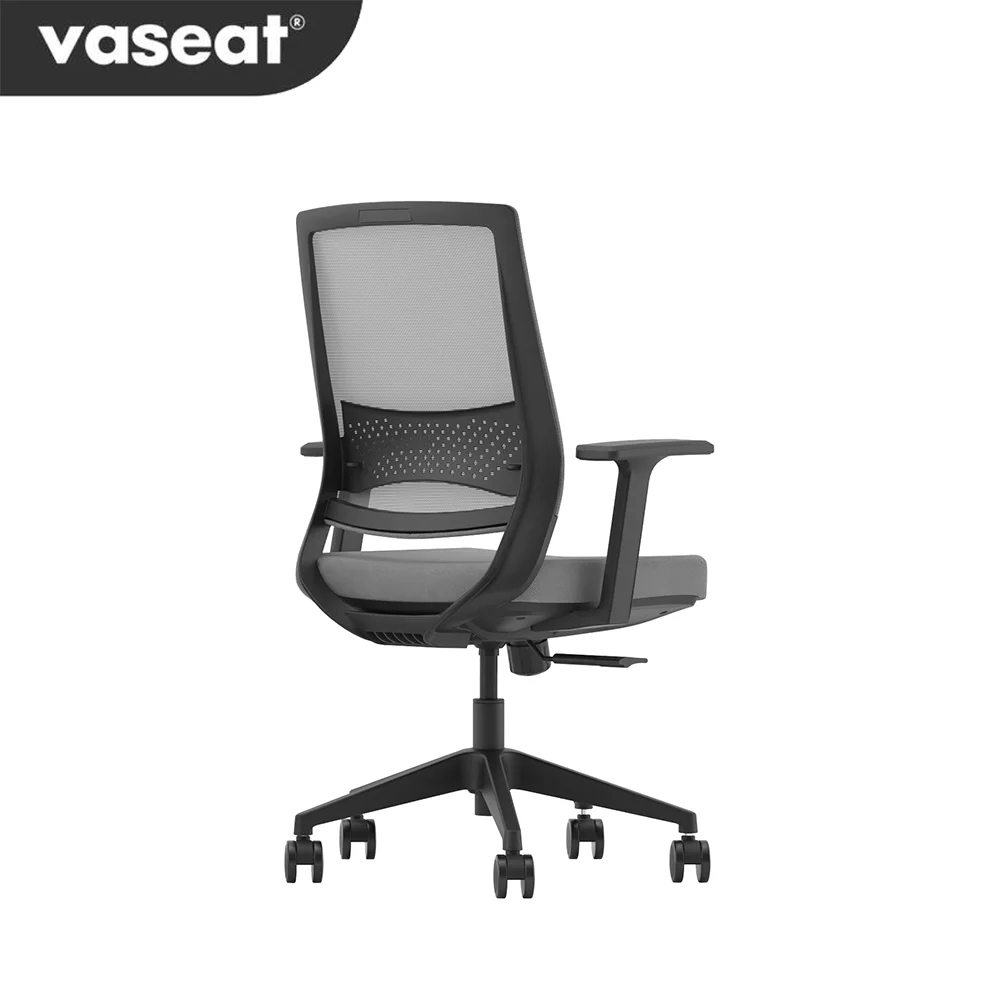 GK3-BM современное офисное кресло Vaseat удобное Сетчатое компьютерное для персонала с регулируемым подголовником простой дизайн