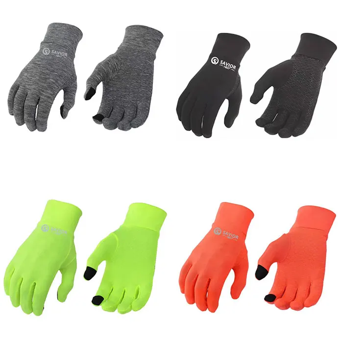 Men Women Winter Gloves Touch Screen Cold Weather Thermal Warm Full Finger Cycle Gloves for Running Driving Hiking