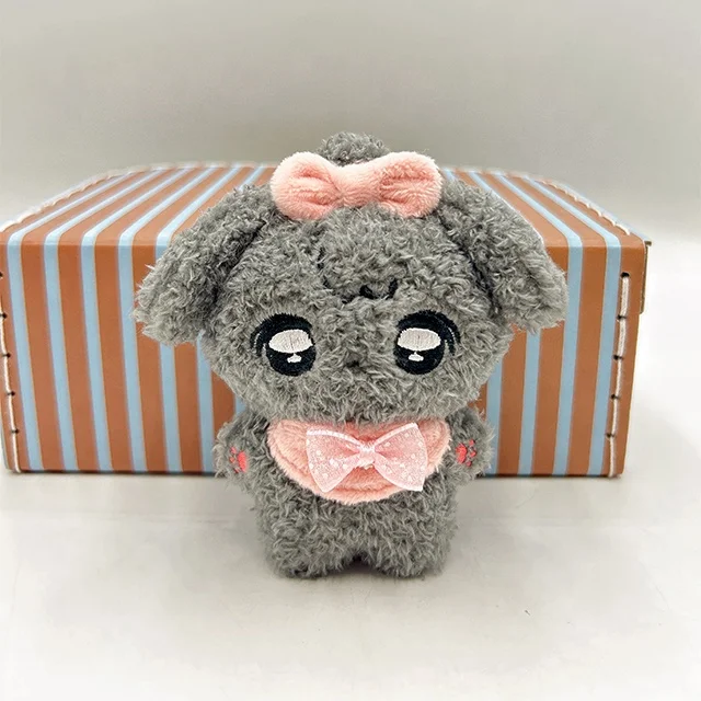 Alibaba hot selling 5mm plush soft fabric Tiger doll custom mini animal plushies toy