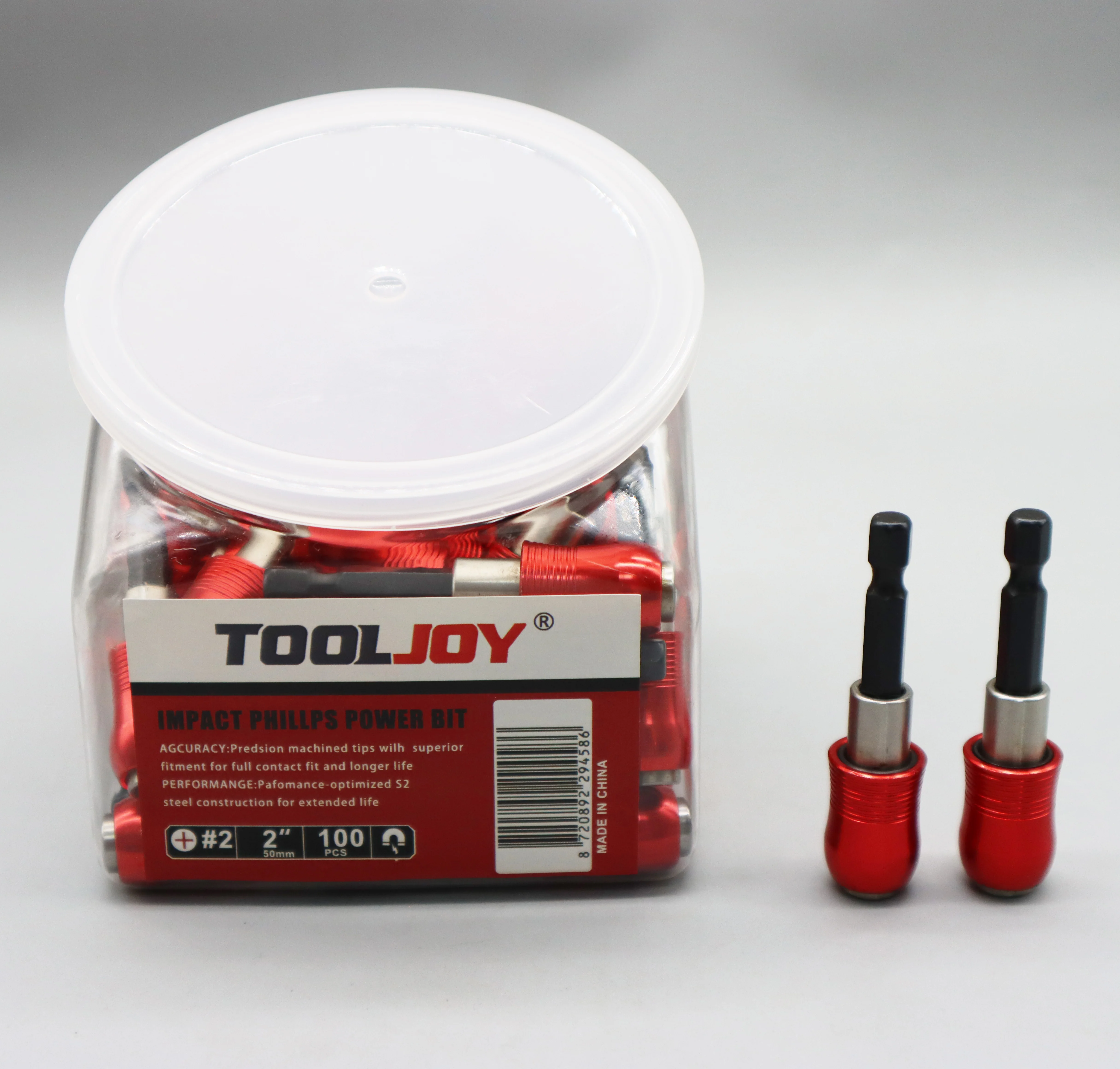 50PCS Box Package New Design Factory Supply S2 Material Magnetic Screw Drill Bit Holder Screwdriver Bits for Power Drills