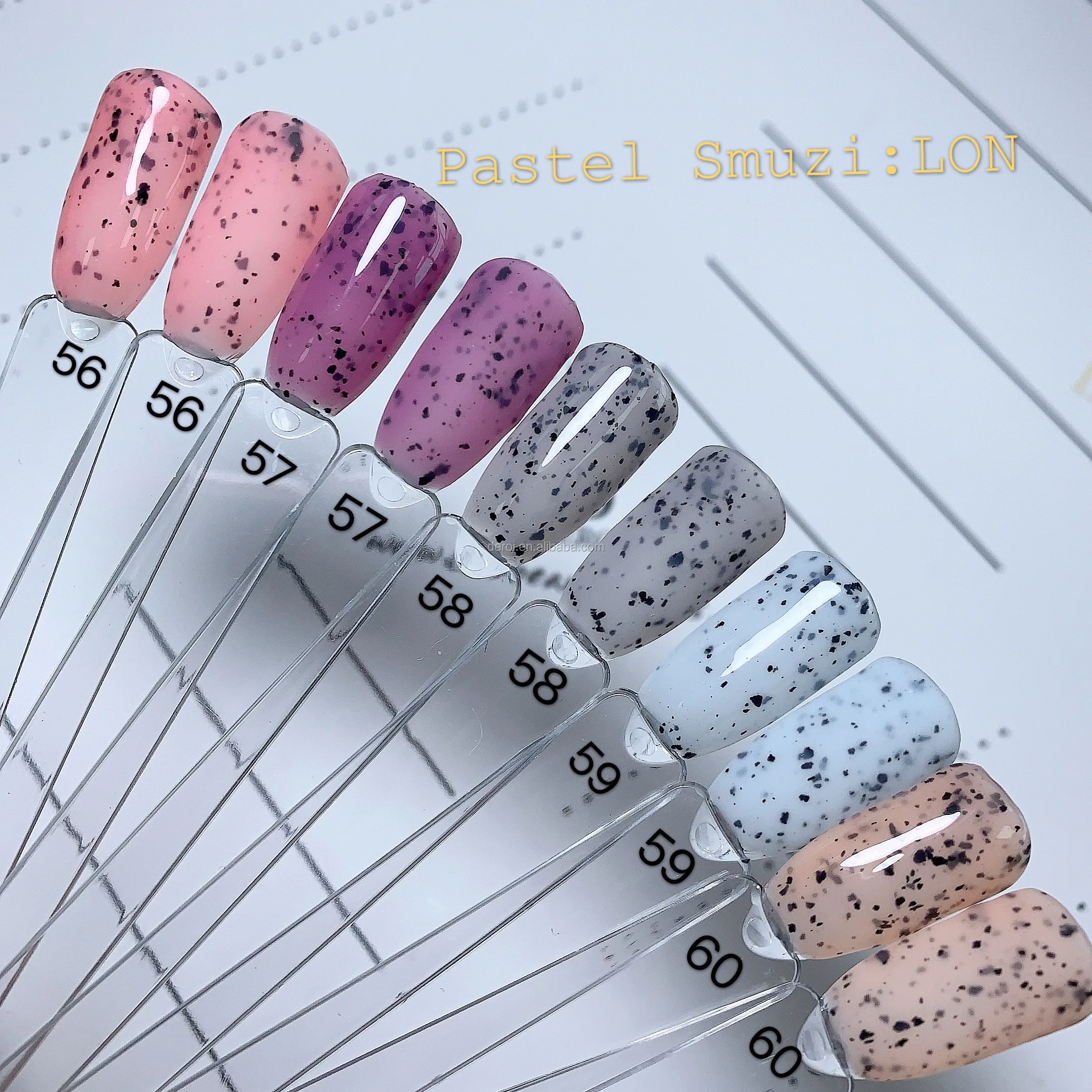 High Quality Private Label UV Gel Polish Pastel Smuzi Easy Soak Off Gel Nail Polish For Nail Art