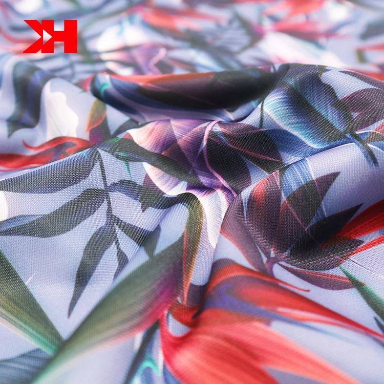 popular design polyester fabric 100% polyester custom swim stretch fabric