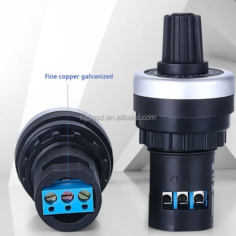 High Quality 22mm 1k 2k 5k 10k IP65 270 degree potentiometer for push button switch