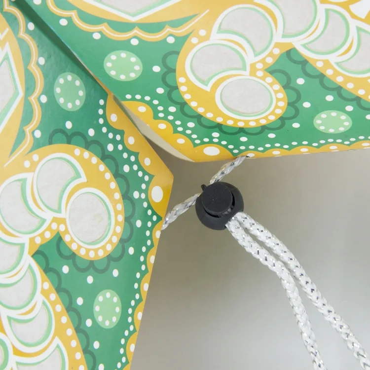 60cm custom colorful hanging ornament origami paper lanterns star