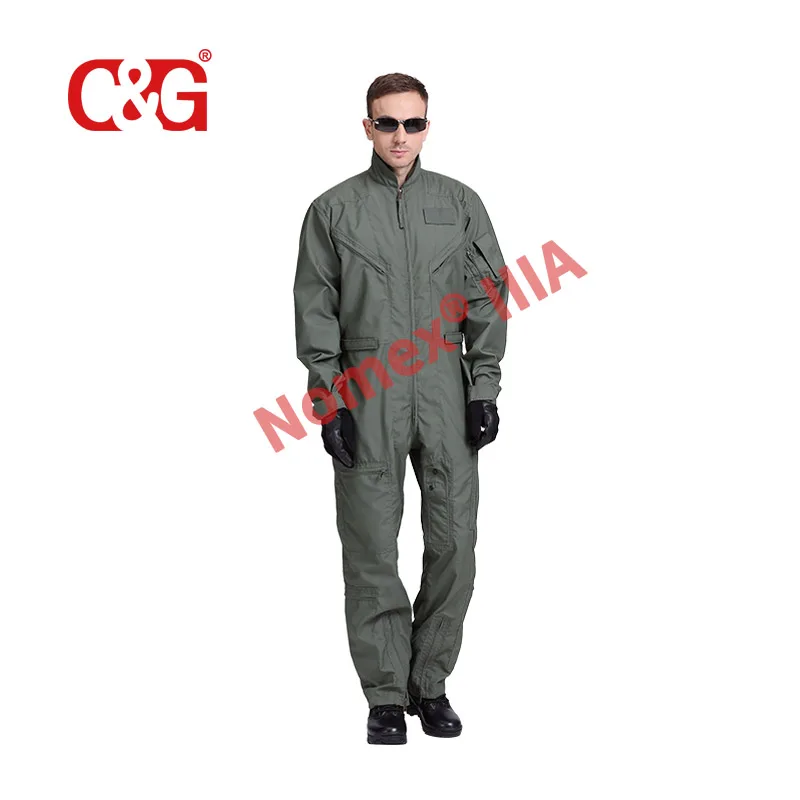 Nomex IIIA flight pilot coverall sage green flight suit