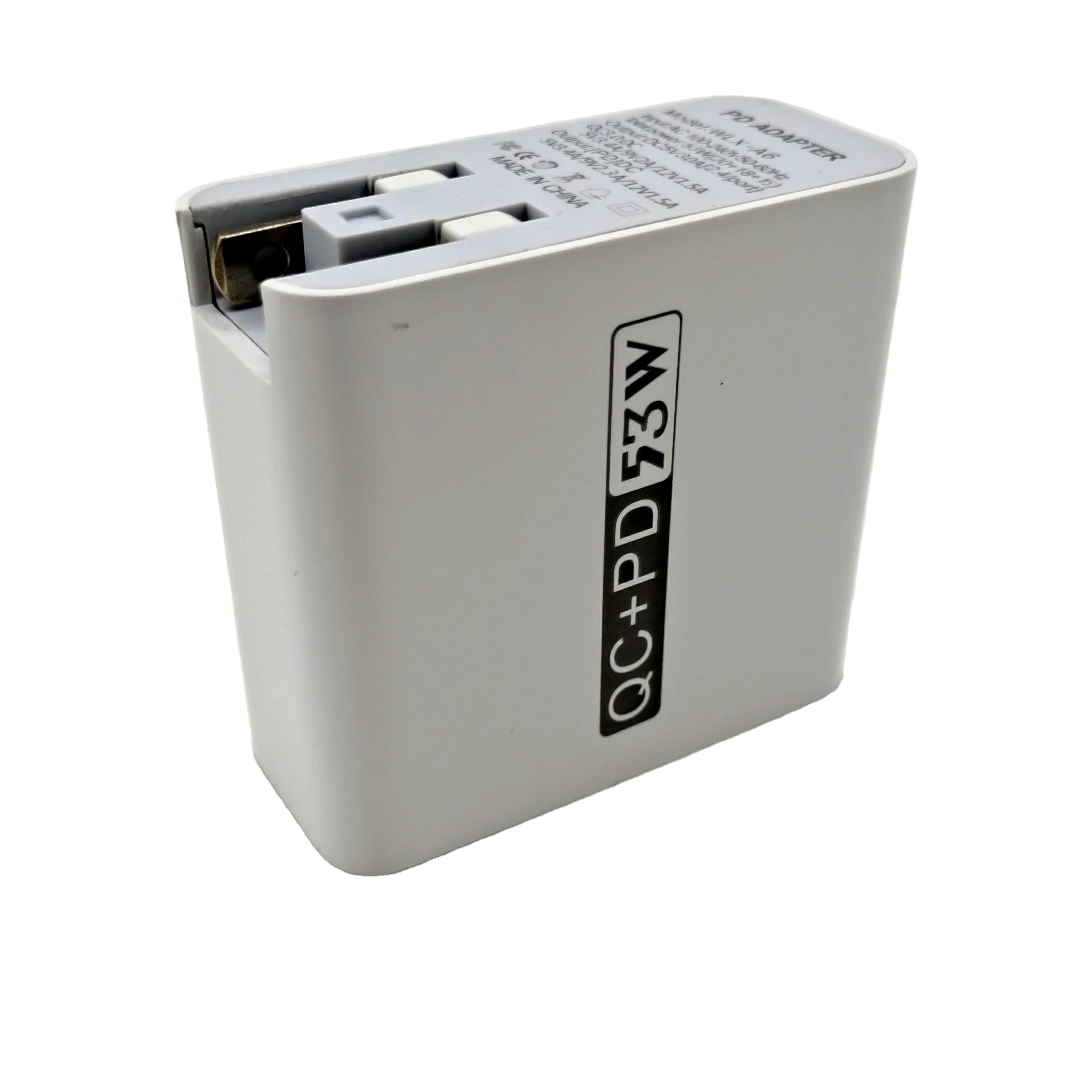4 порта быстрой Телефон Power быстрое зарядное устройство 53W Qc3.0 PD мобильный телефон переносной Сетевое зарядное устройство Usb 5V/3A