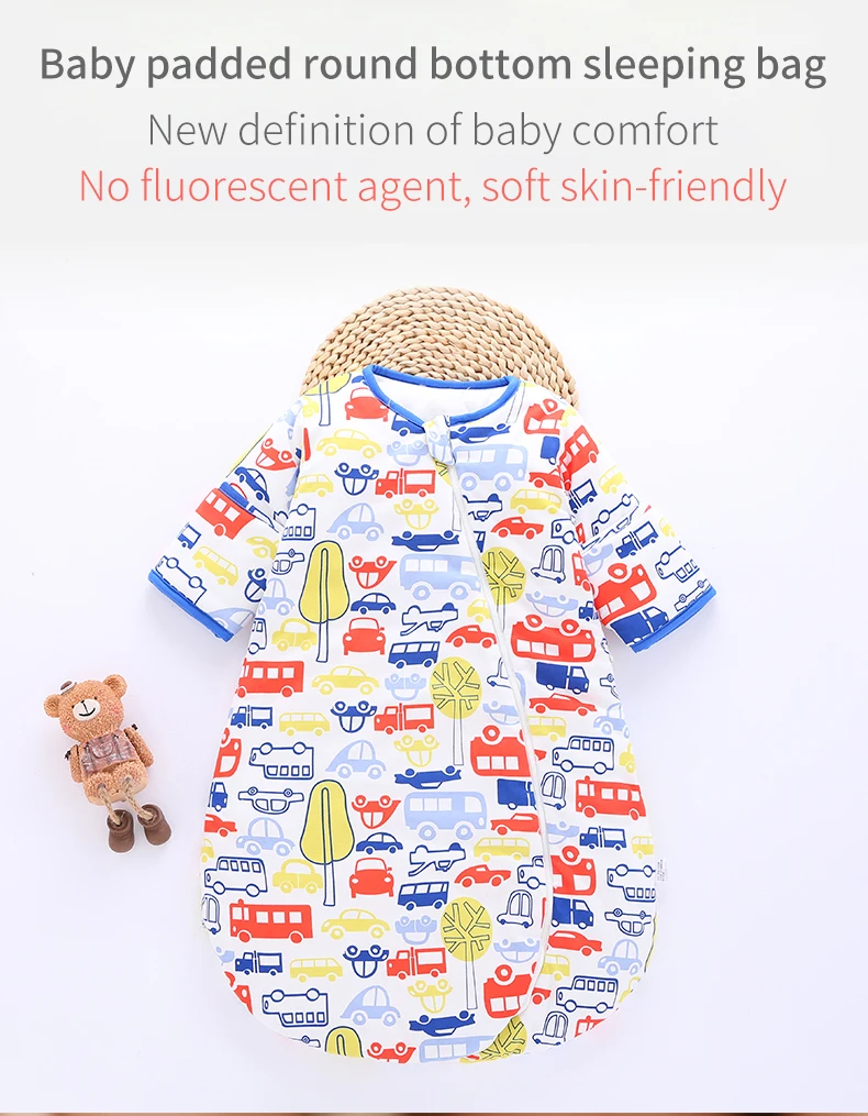  New autumn and winter 100% organic cotton new newborn stroller baby sleeping
