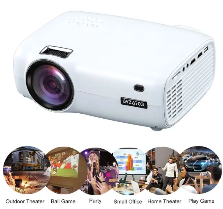 Умный портативный светодиодный мини-проектор E600, Android 10,0, Wi-Fi, поддержка Full HD 1080p 4K AC3, видеопроектор для домашнего кинотеатра, проектор