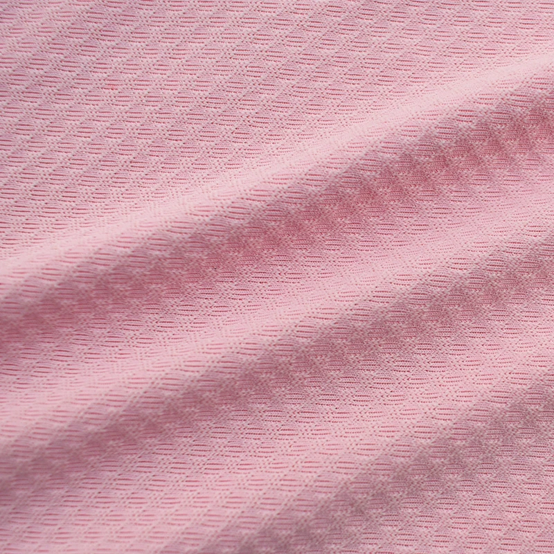 Sun-protective clothing fabric plain dyed waterproof pique fabric