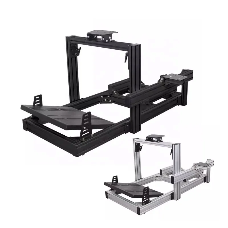 Basic Version Direct Drive Game Steering Wheel Mounting 4080 Aluminum Profile Bracket Simulator Kit Sim Rig Sim Racing Cockpit
