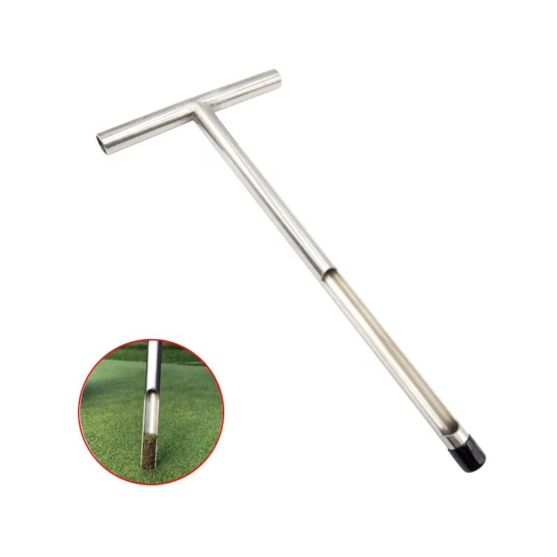 Инструмент для анализа грунтовых зондов 20 дюймов T-стиль пробоотборник почвы отбора проб растений садовых газонов