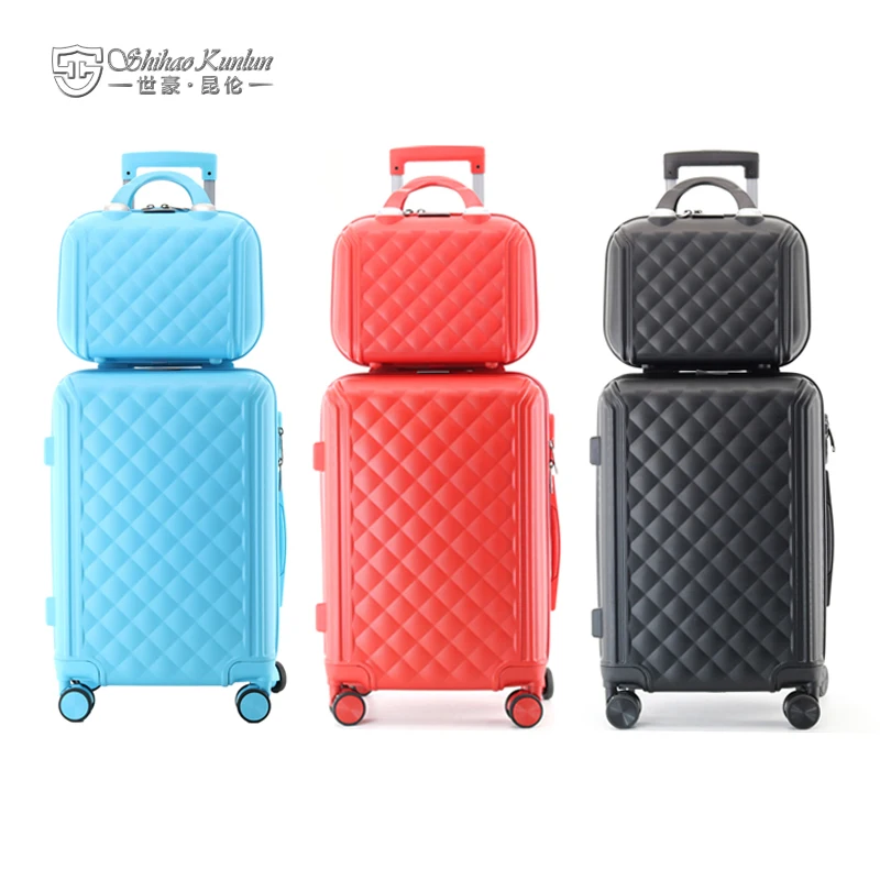 2024 New Design Lightweight 20/24/28 inch Trolley Suitcases Travel Bags ABS/PC luggage sets 3piece