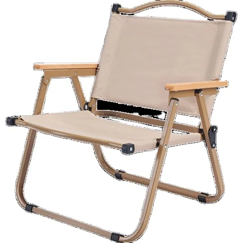 Beige Festival Outdoor Chair Barbecue Party Portable Folding Camping Chair