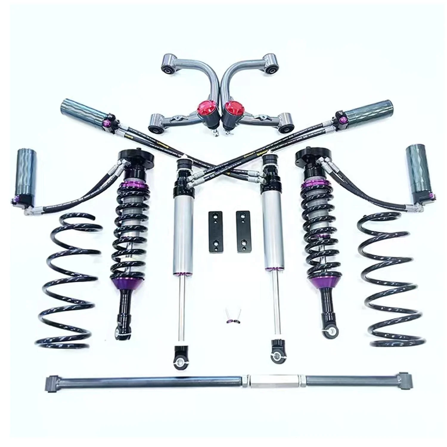 OPIC 4x4 2.5 pipe diameter dual tubing off road rebound and compression adjustable shock absorber for lc120/150