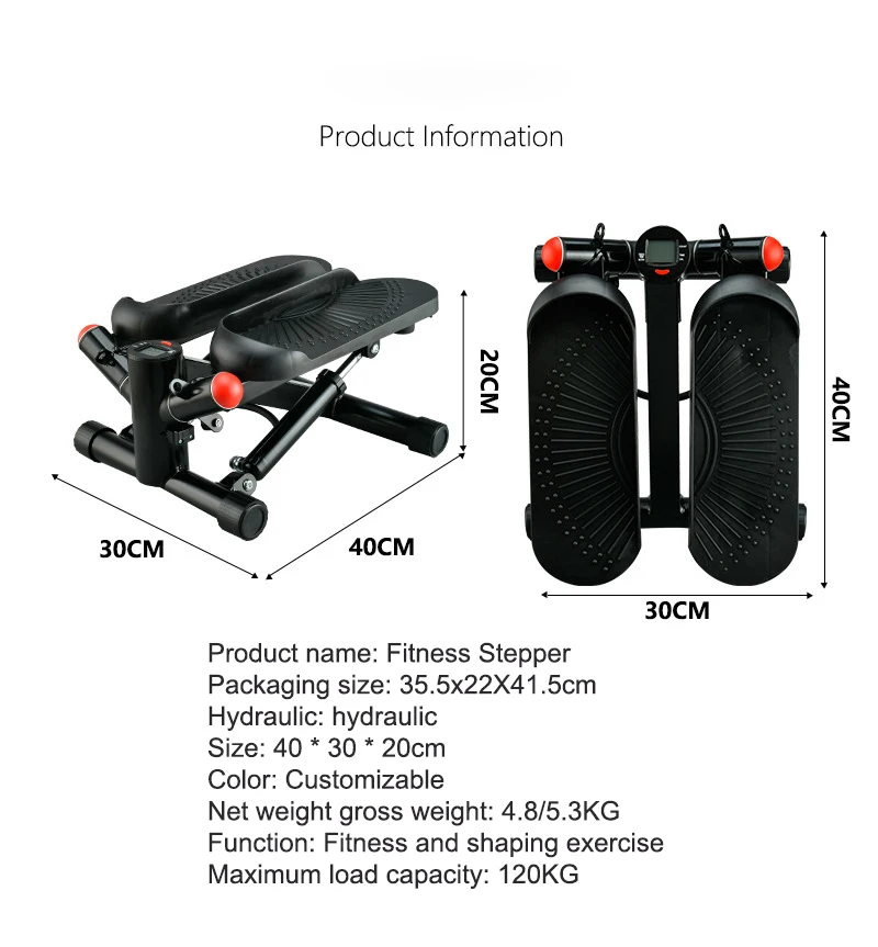 New Style Stair Stepping Fitness Exercise Mini Climbing Pedal Stepper Foot Pedal Exercise