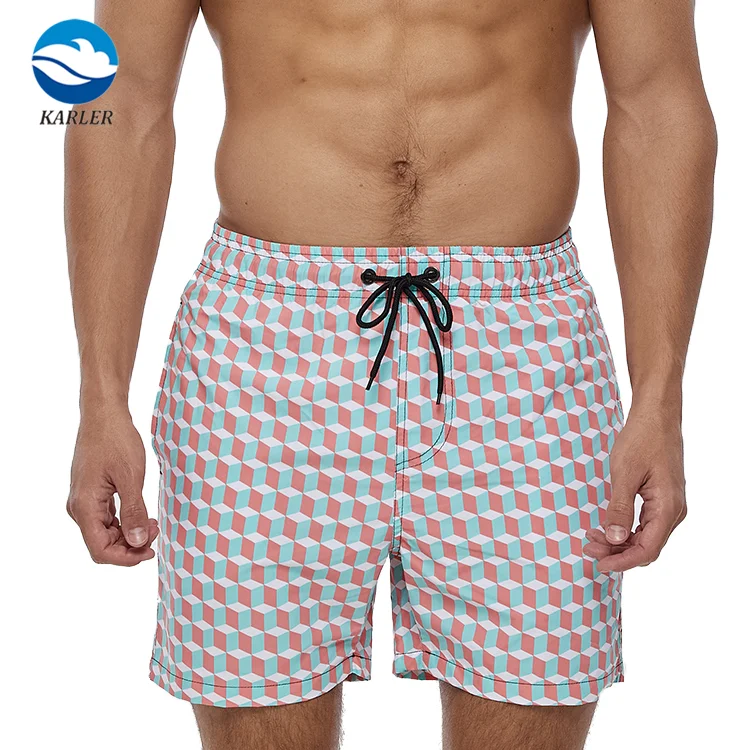 RTS 100% Polyester Comfortable men swim trunks board shorts