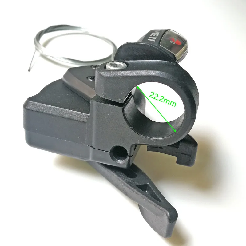 Bicycle Parts With Good Quality Rubber Transmission 21 Speed Index Thumb Shifter 22.2mm Durable Mtb Grips Shifter