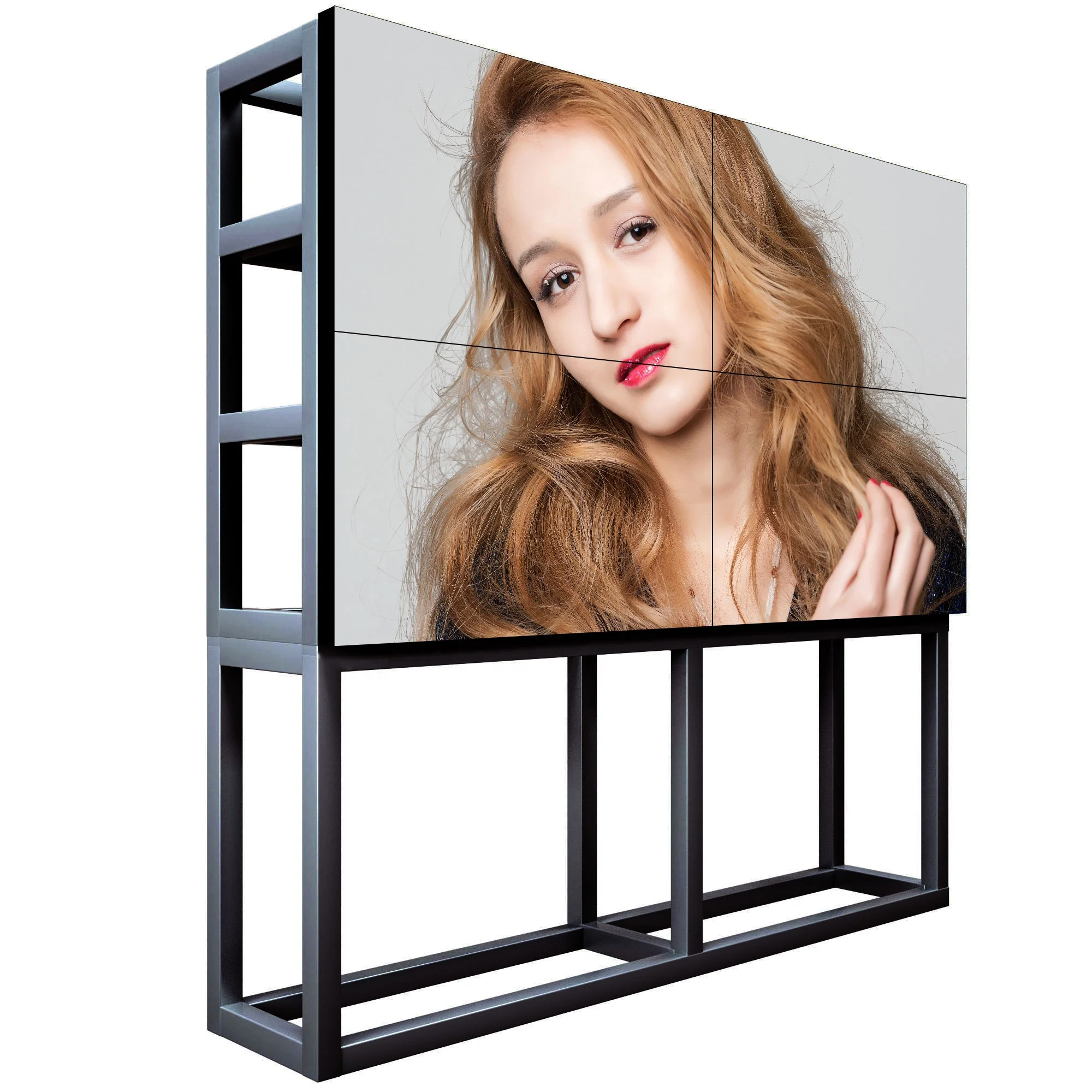 LOFIT LG panel 49 55 inch 2x2 2x3 3x3 1.7mm multi-screen videowall ultra-narrow bezel display did LCD video wall monitors