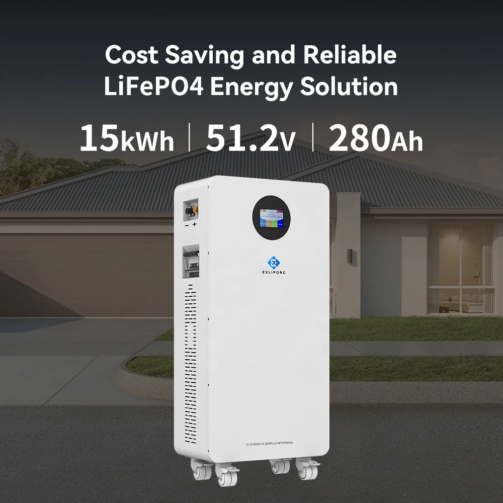 51.2 Volt Lifepo4 Lfp Home Energy Storage Battery Pack 15kwh 48v Lipo UPS Solar Wall-Mounted Hybrid Grid Connection
