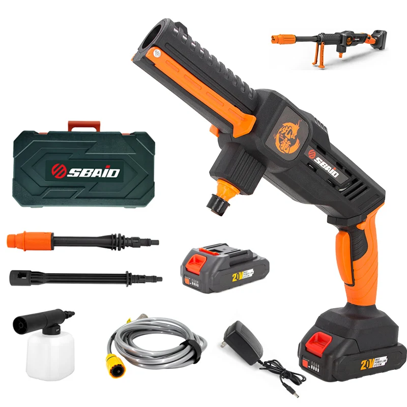Заводской производитель, бытовой беспроводной водяной пистолет высокого давления, инструмент, перезаряжаемая портативная автомойка