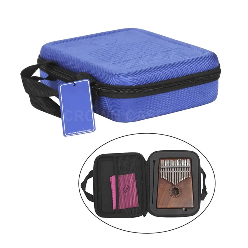 Water-resistant Shock-proof 17-Key Kalimba Case Thumb Piano Mbira Box Bag